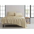 Kathy Ireland Twill Weave Luxury 4-Piece Sheet Set - Full - Khaki 1375FLKH